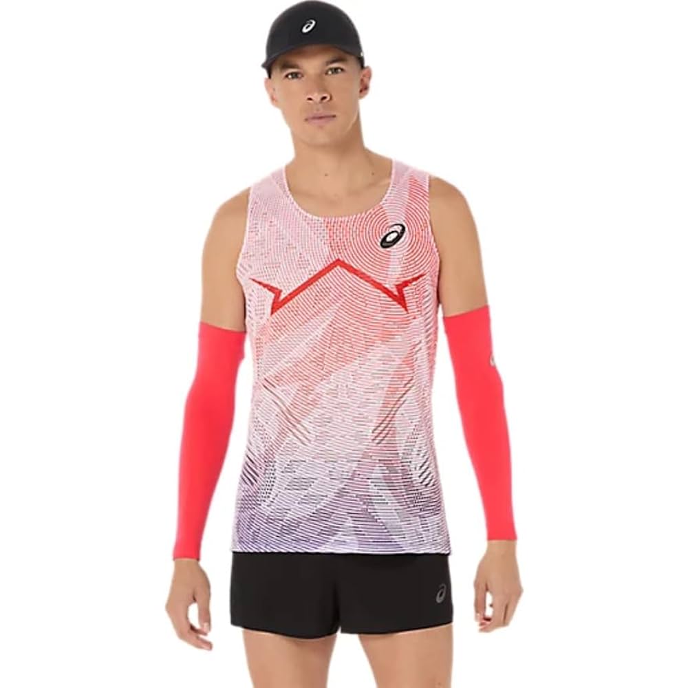 アシックス　SPEEDシングレット　サイズ　S　ランニングウエア　女性用 METASPEEDシングレット | フラッシュレッド | レディース T